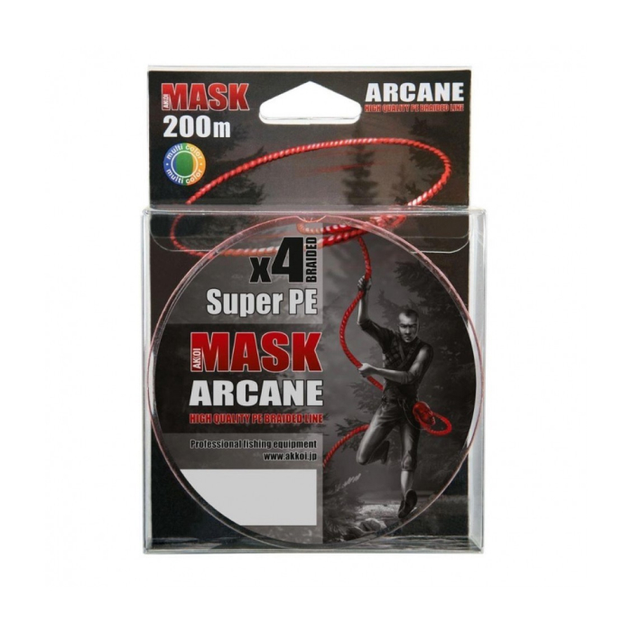Плетеная леска Mask Arcane X4 200м.  - Akkoi  - Леска
