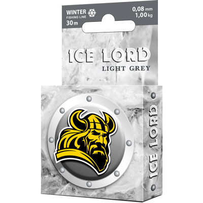 Леска Ice Lord Lihgt Grey 0.12 30м - Aqua зимн. - Леска