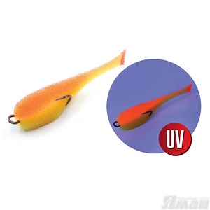 поролоновая рыбка YAMAN на двойнике 140мм. #20 UV - Поролоновые рыбки - Приманки