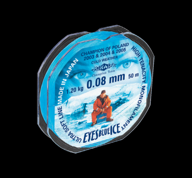 Леска Mikado Eyes blue Ice 0,10 25м - Mikado - Леска